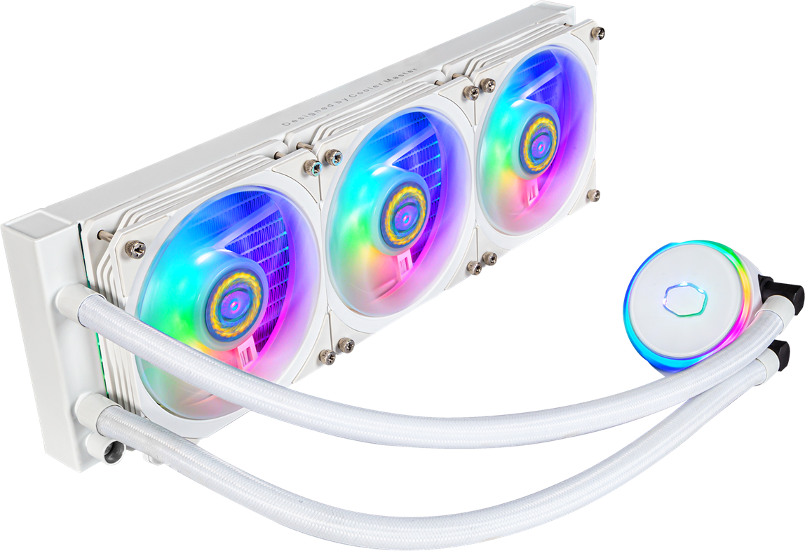 Refurbished Cooler Master MasterLiquid PL360 Flux White Refurbished Cooler Master MasterLiquid PL360 Flux White